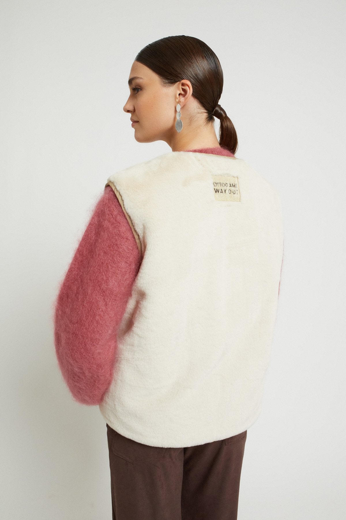 Fake down vest
