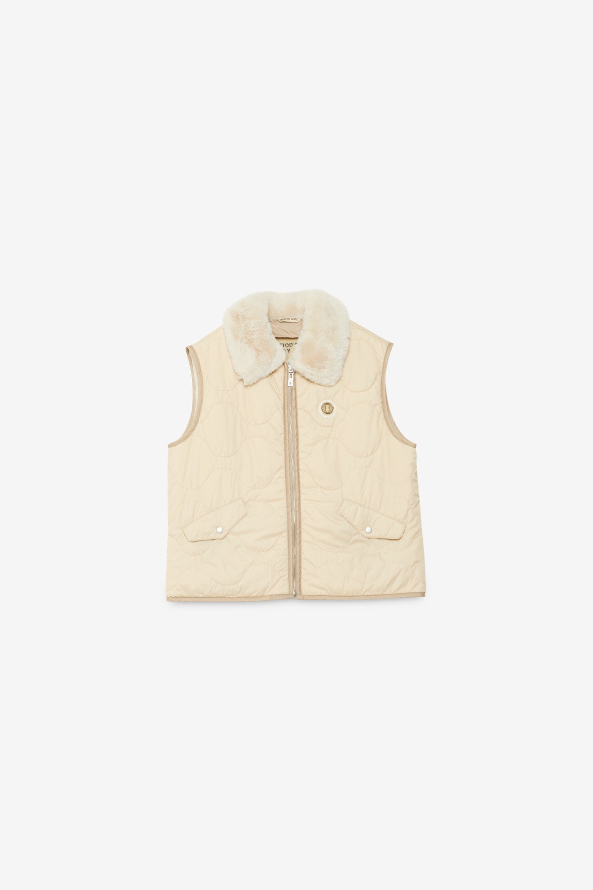Fake down vest