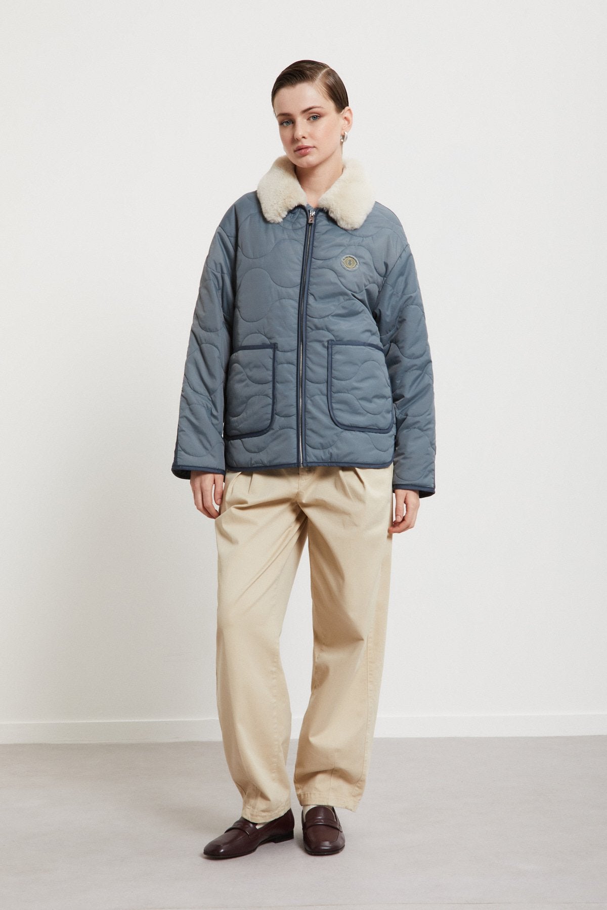 Fake down jacket