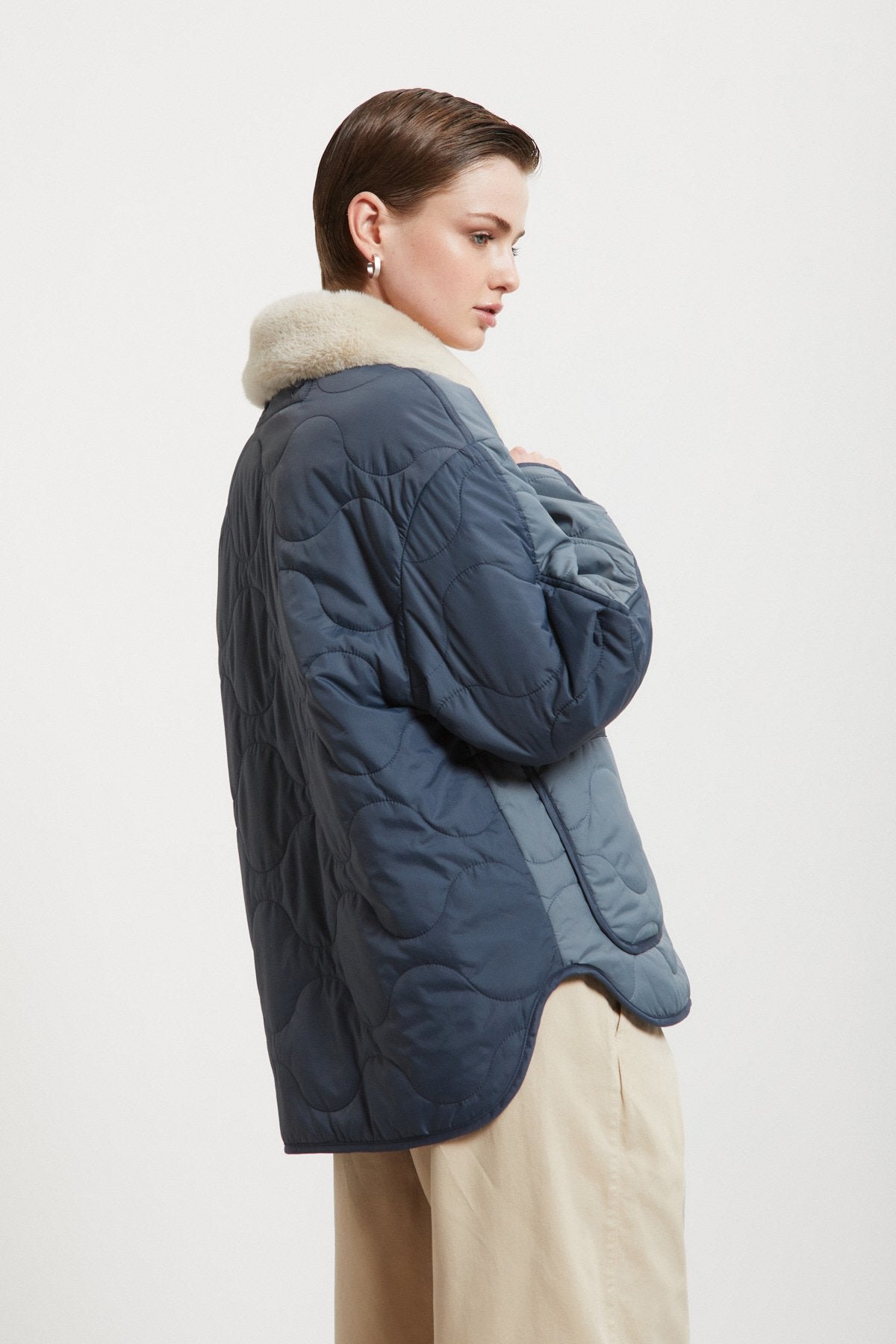 Fake down jacket