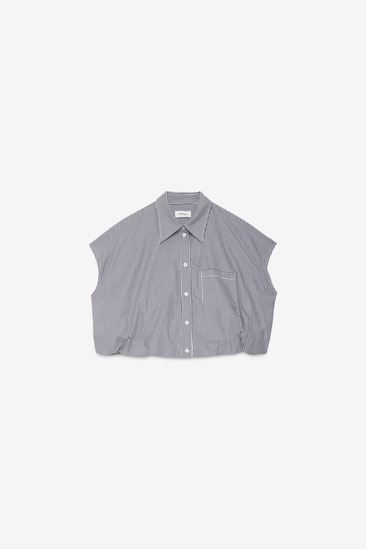 Balloon-effect shirt top