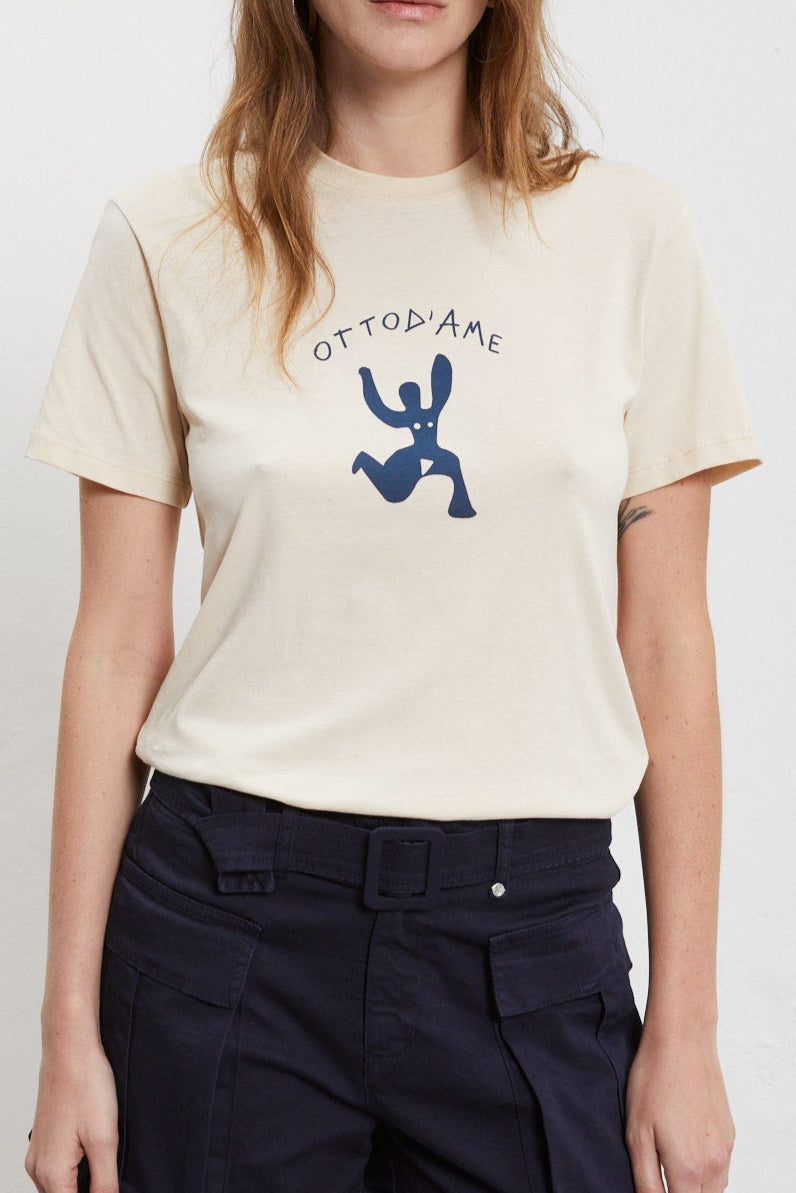 Cotton T-shirt with print