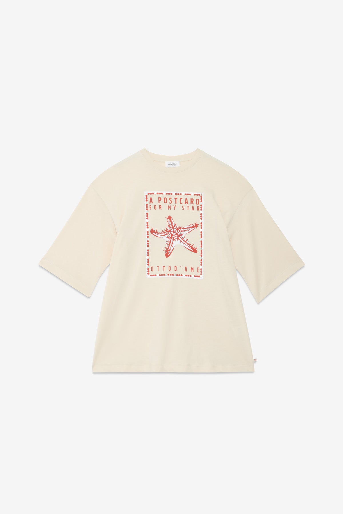 Cotton T-shirt with sequins