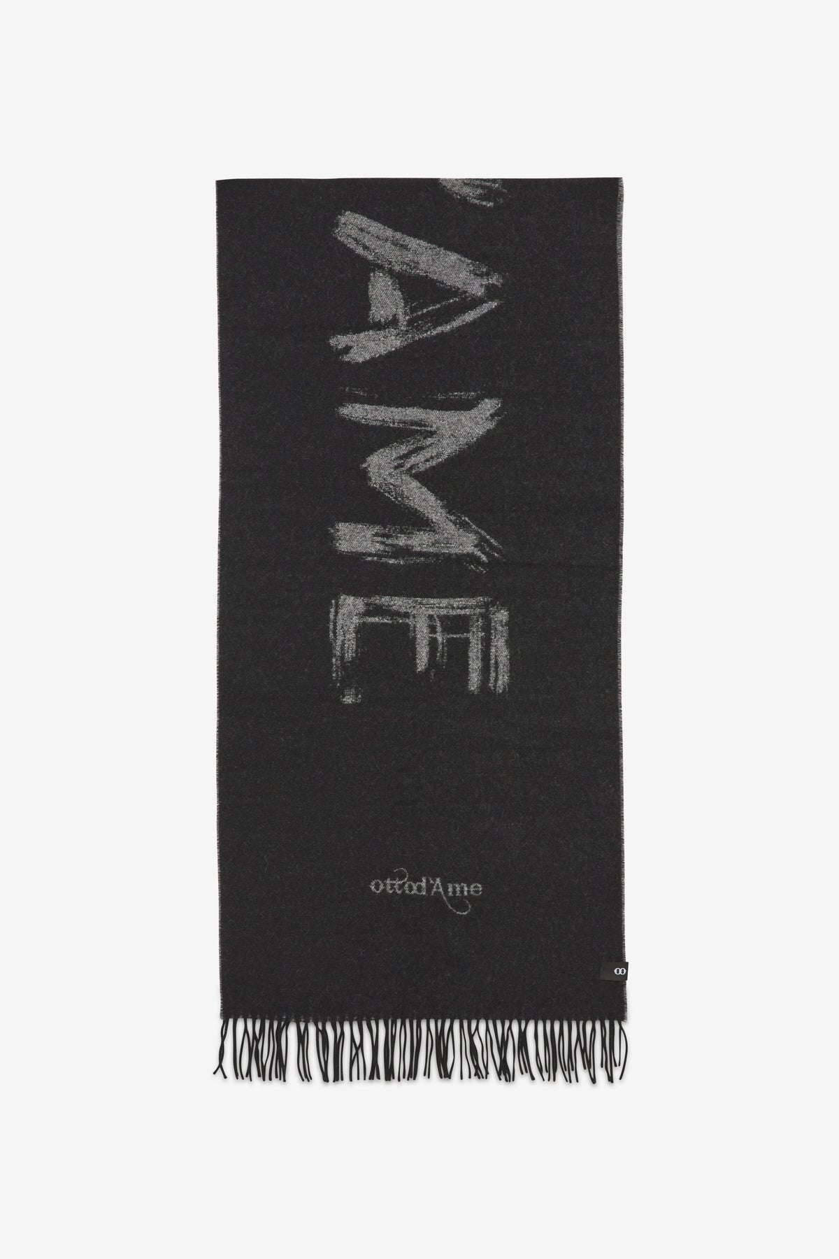 Wool Blend Fringe Scarf