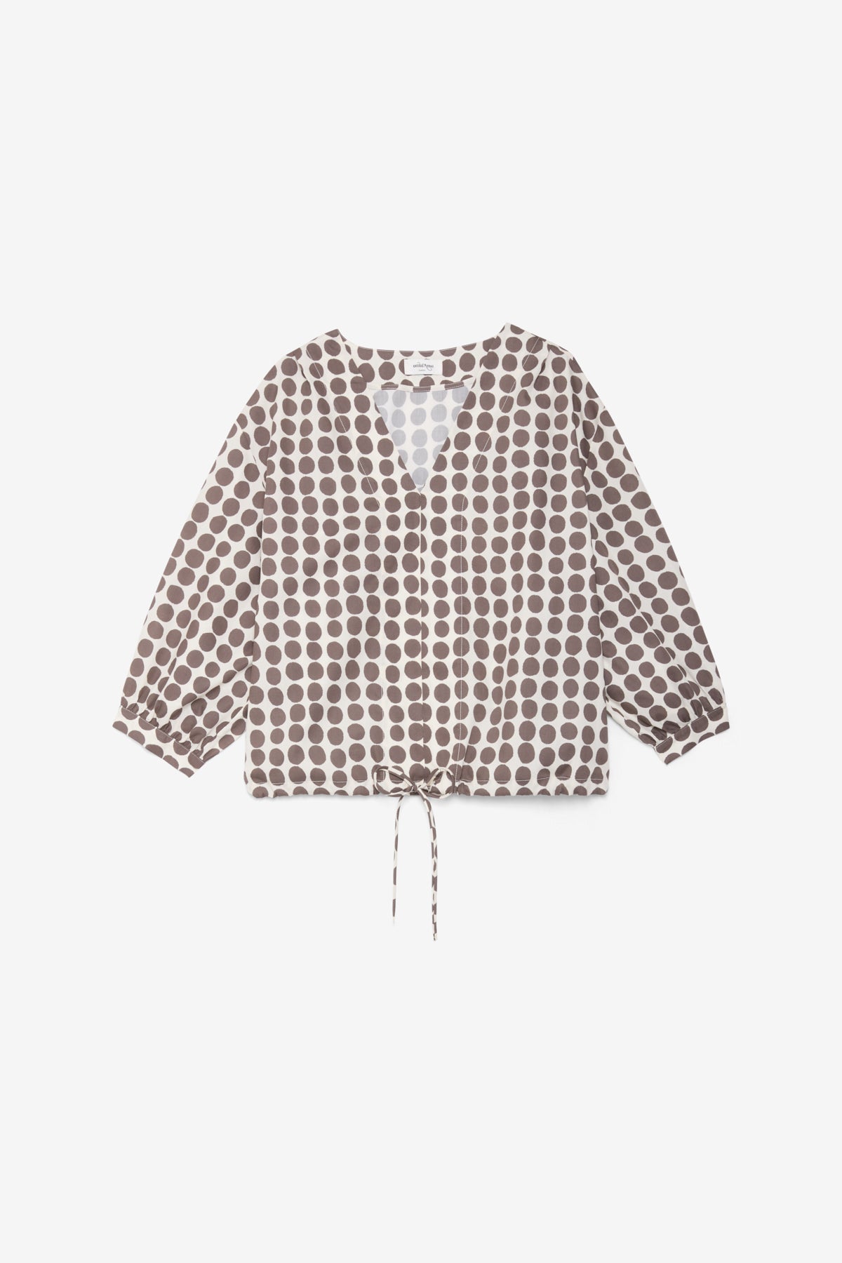 V-neck blouse