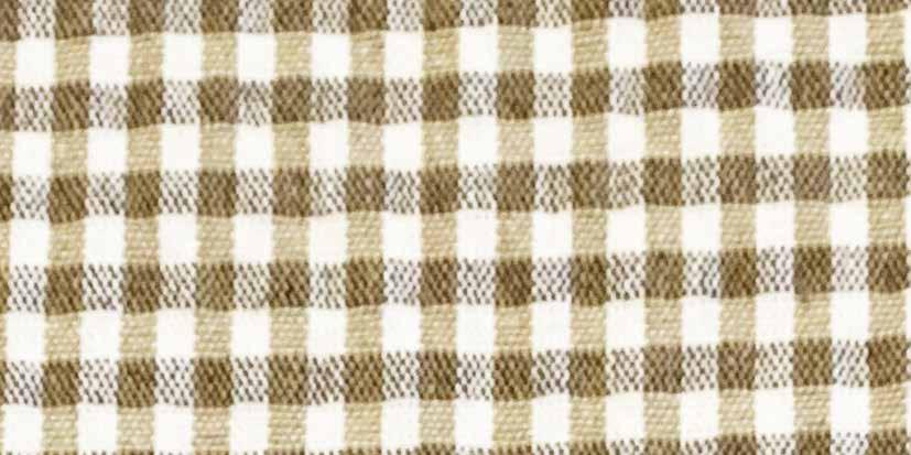 100% Vichy cotton cropped trousers