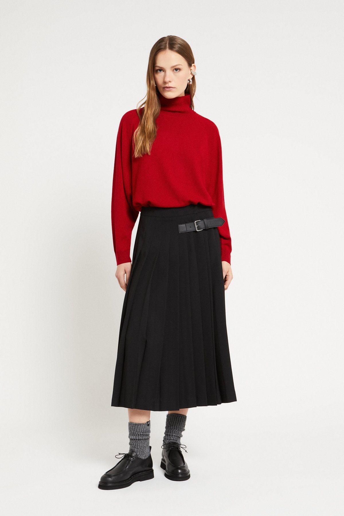 Merinos wool turtleneck sweater