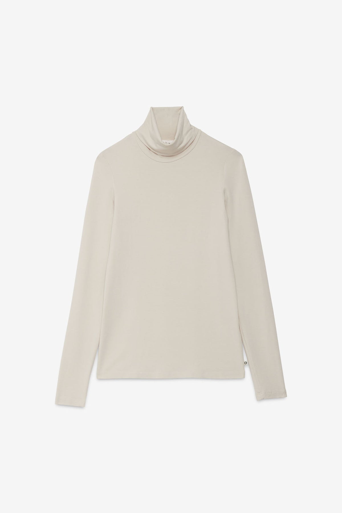 Pure viscose turtleneck sweater