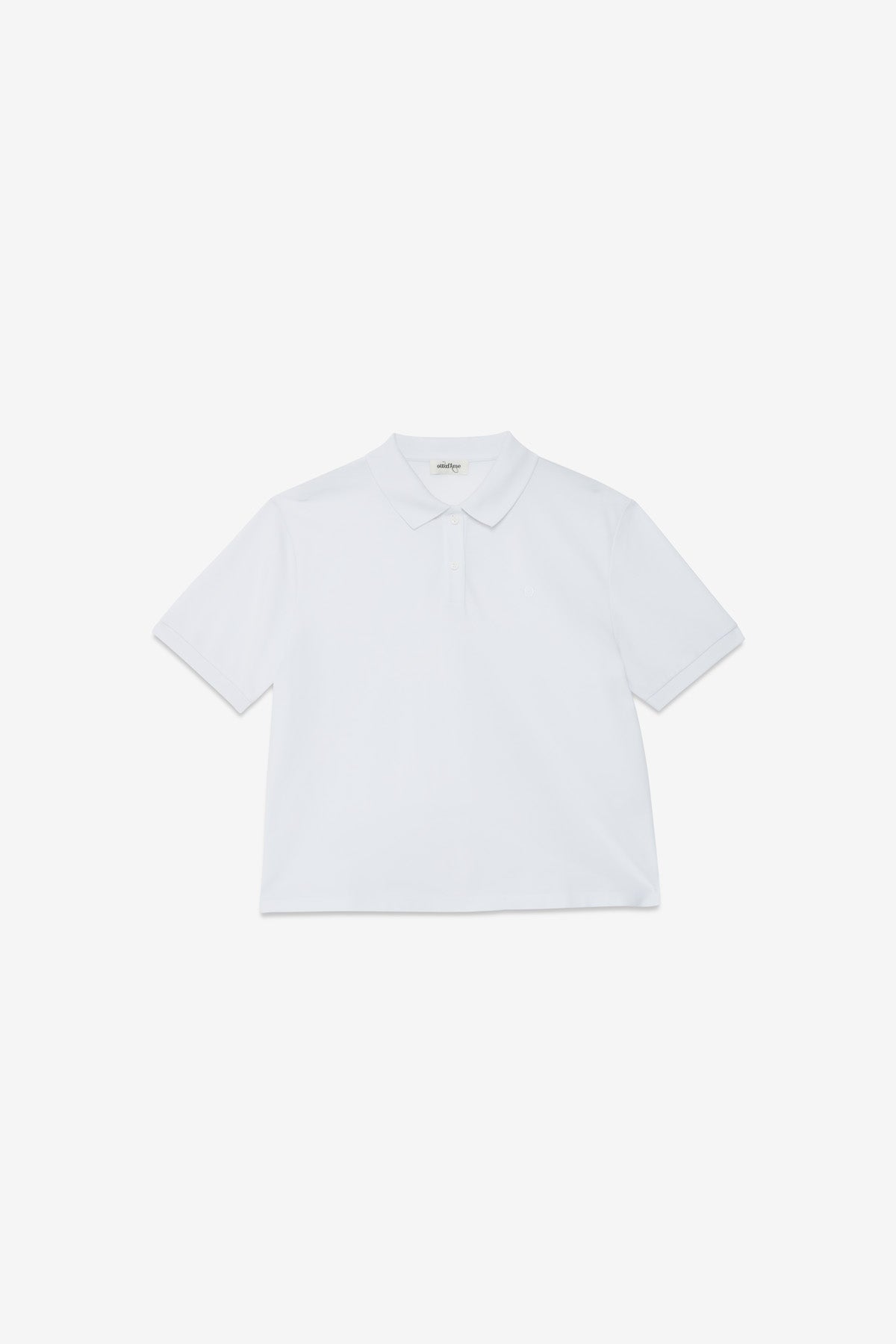 Cotton polo T-shirt with buttons
