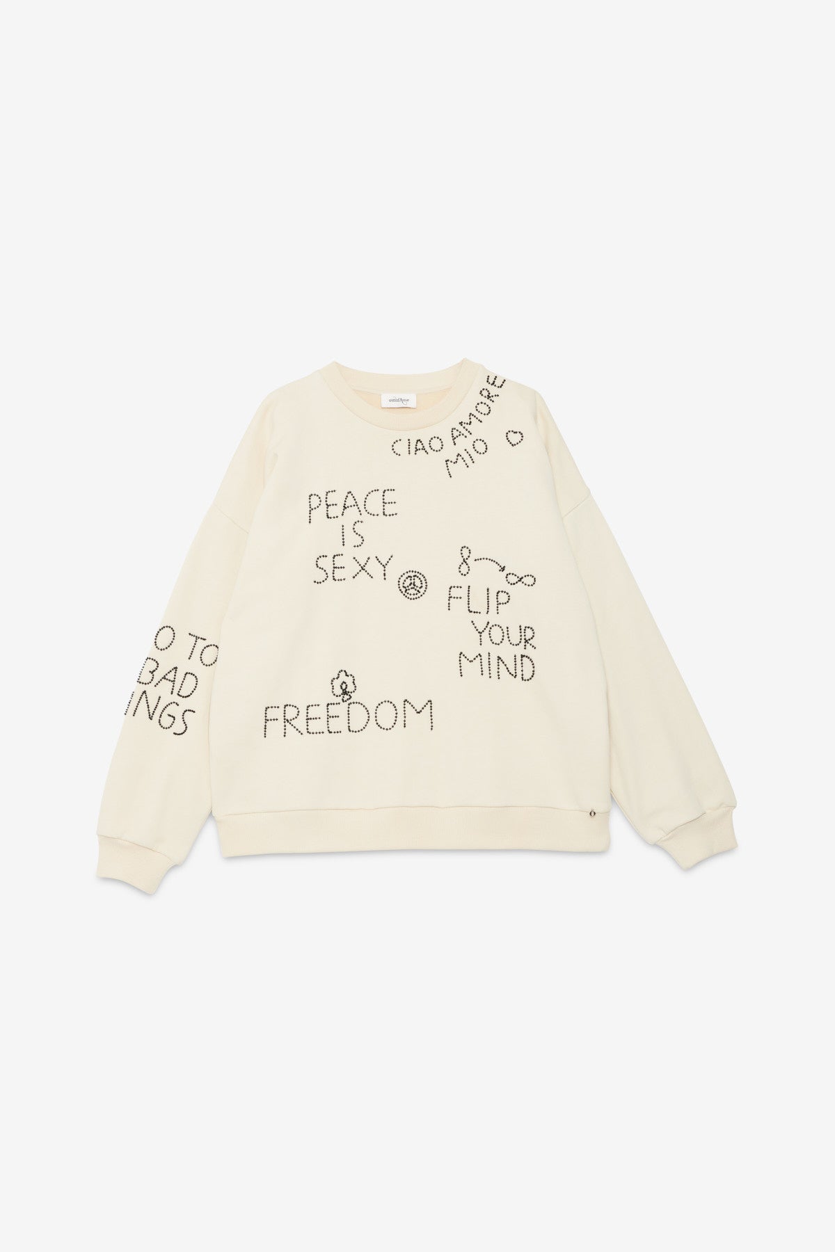 Sweatpullover with sequin embroidery
