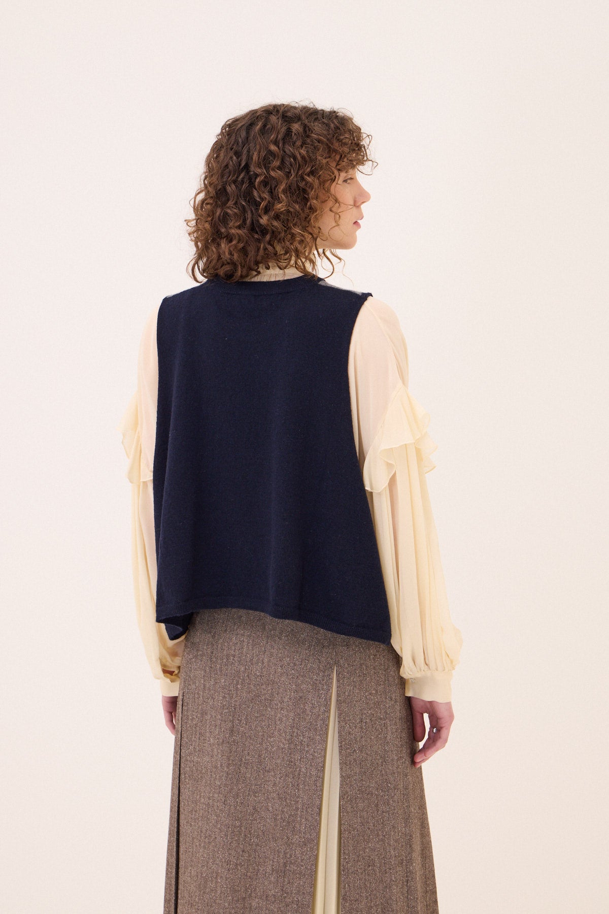 wool blend argyle kint