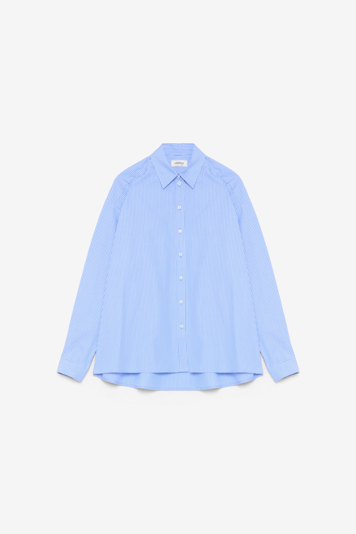 Oversized poplin shirt