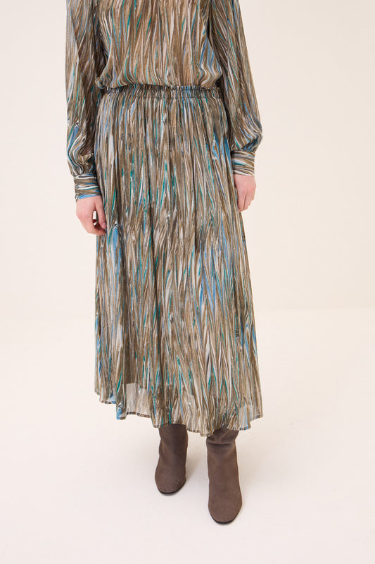 graphic viscose skirts