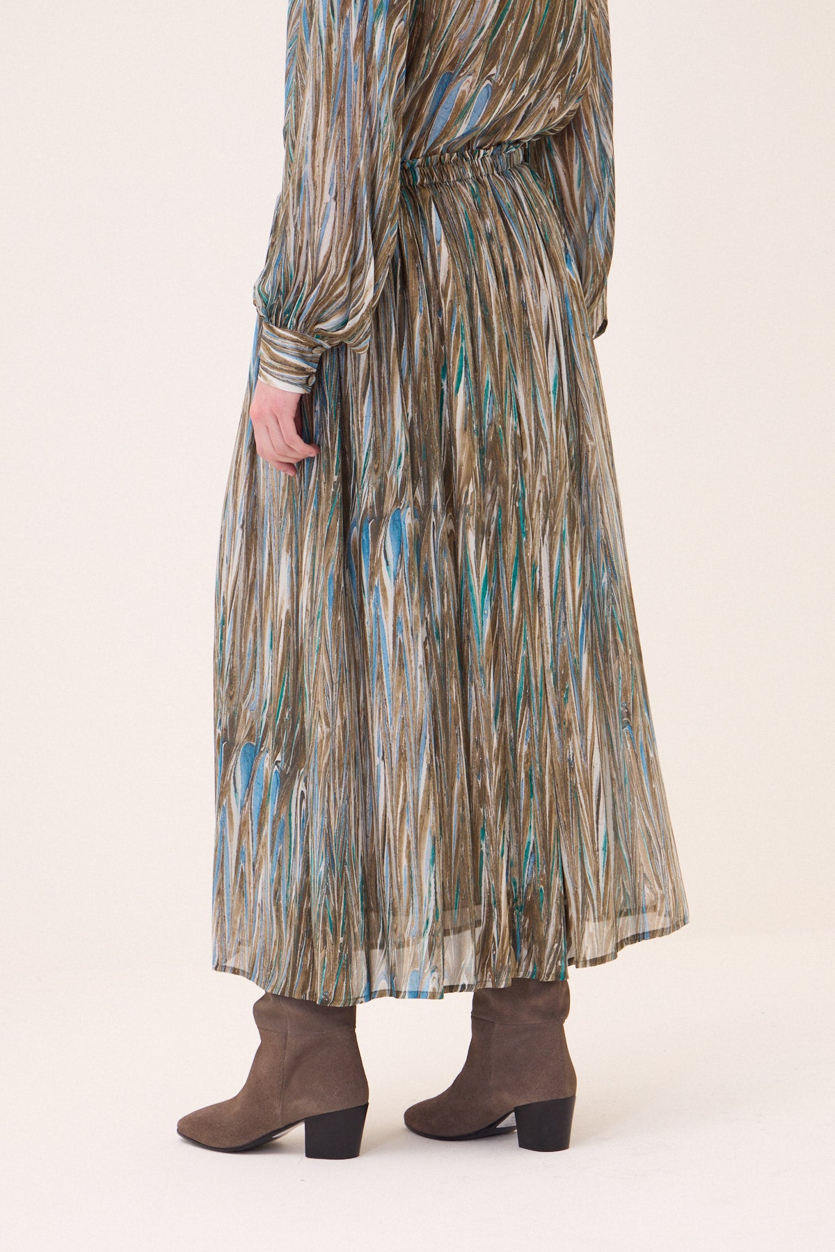 graphic viscose skirts