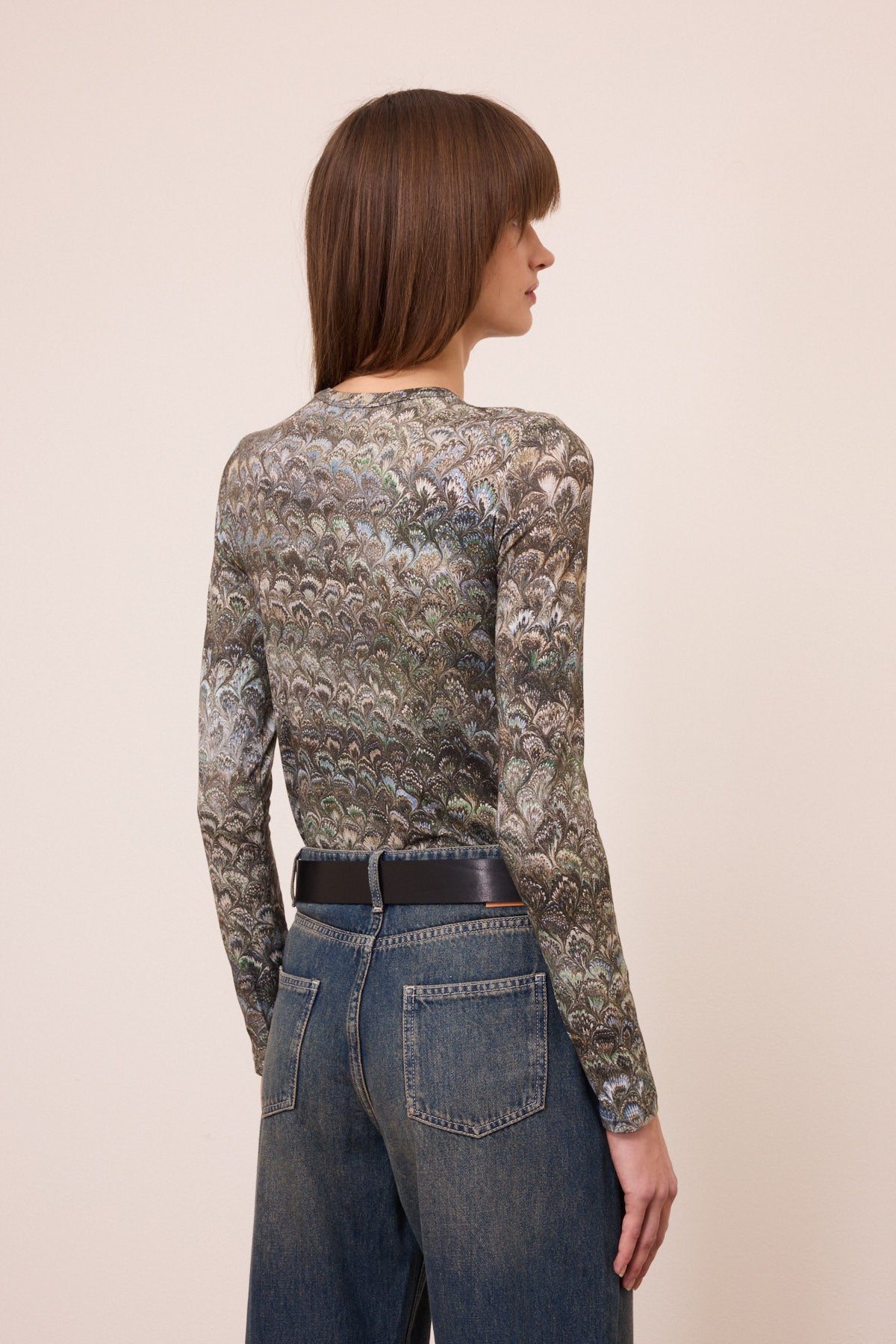 psychedelic print tops