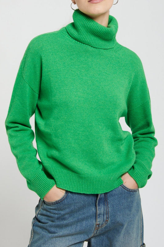 Cashmere blend turtleneck knit