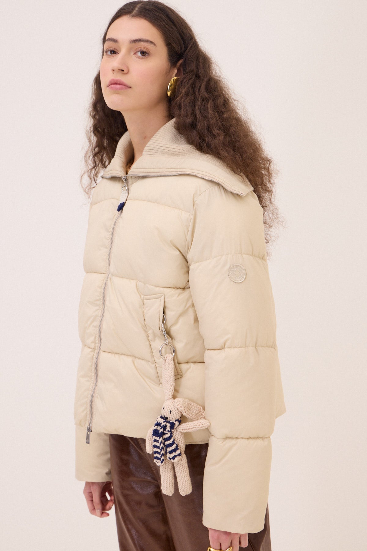 cropped down jacket