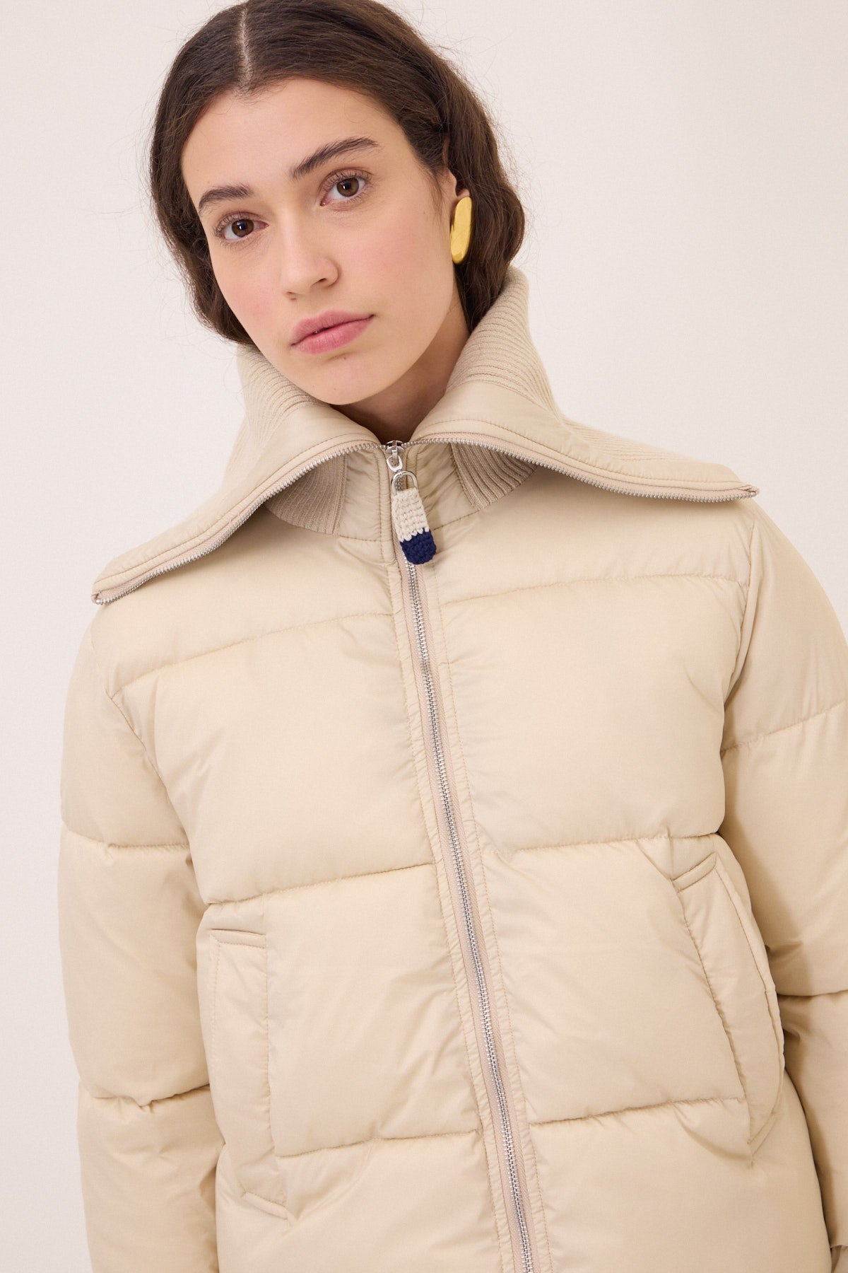 cropped down jacket