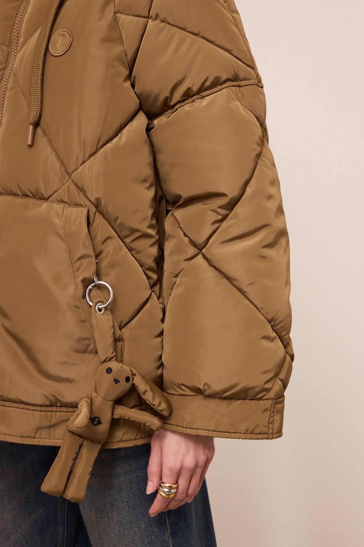 hooded down jacket