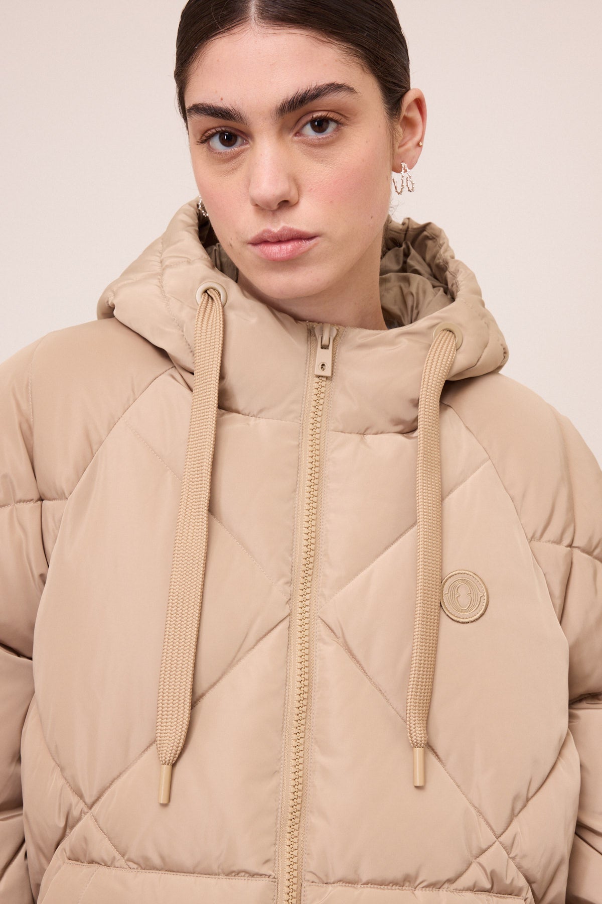 hooded down jacket