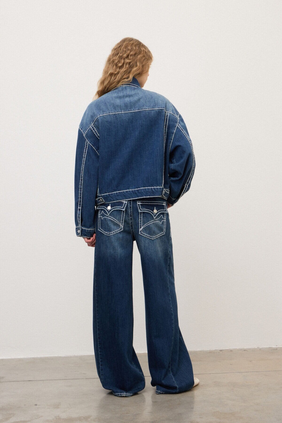 Oversized denim jacket