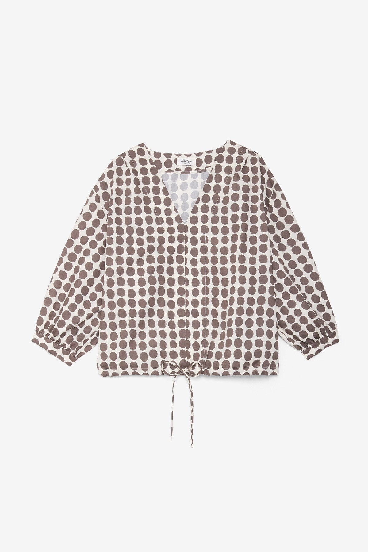 V-neck blouse