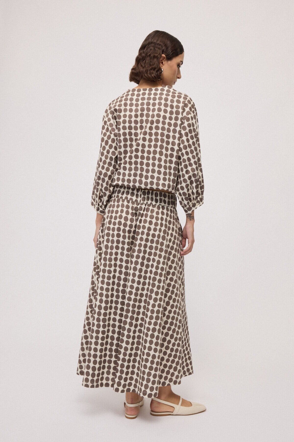 Wide culotte trousers