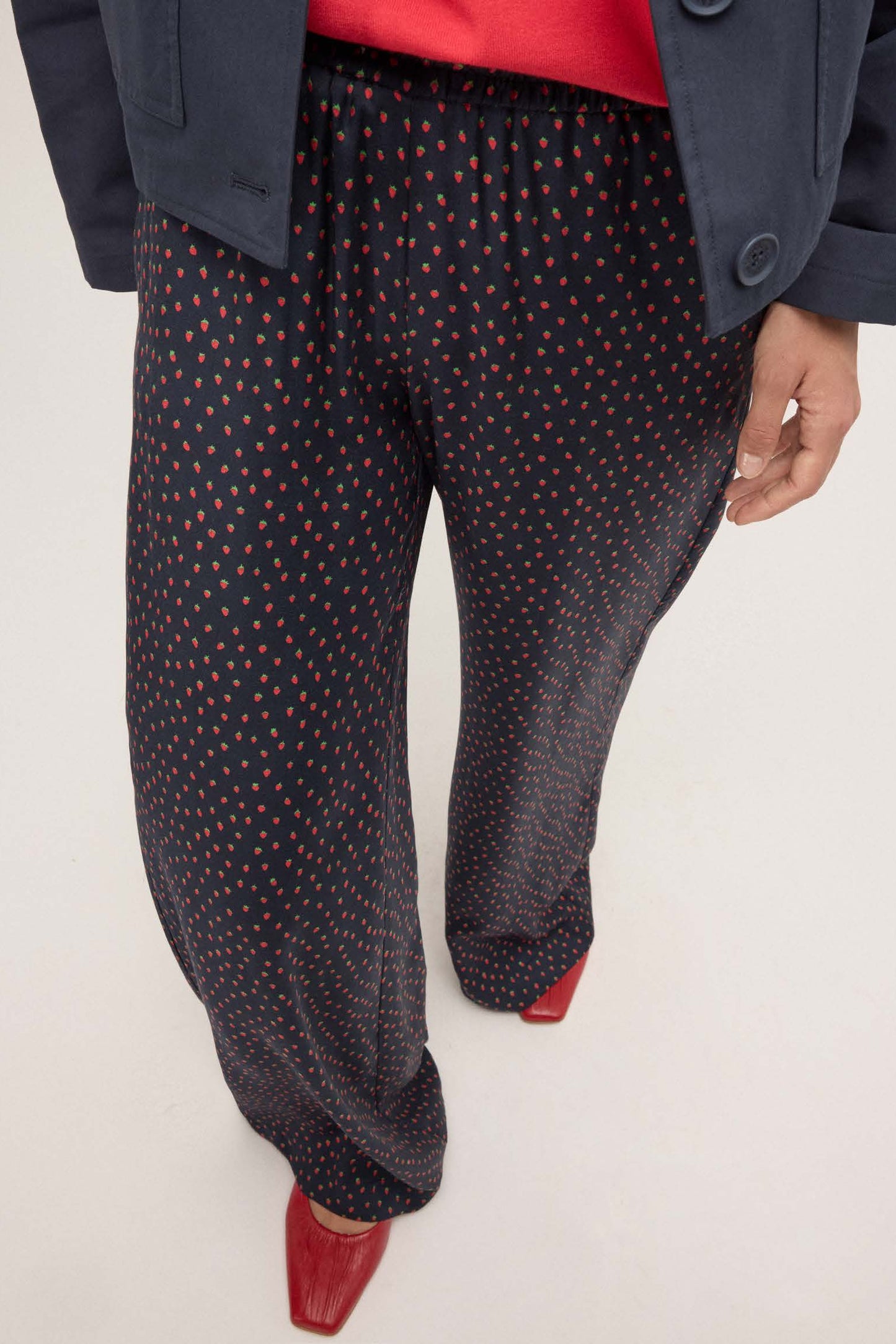 Viscose palazzo trousers