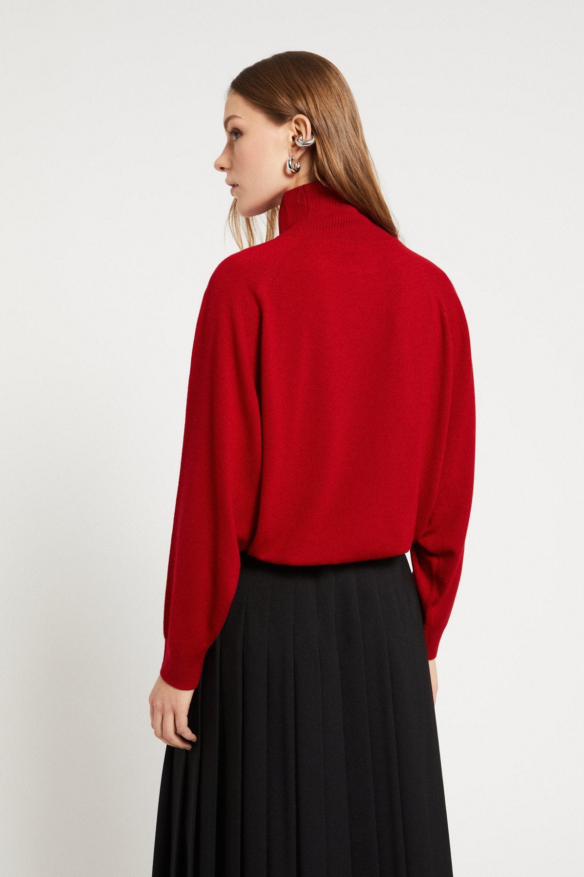 Merinos wool turtleneck sweater