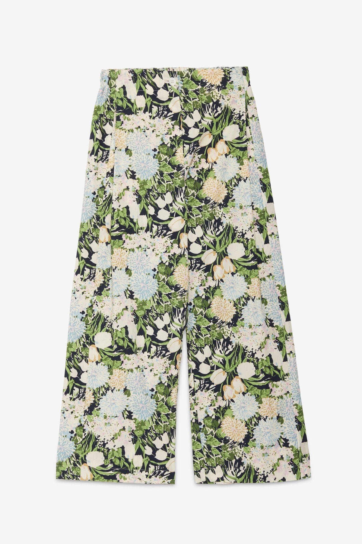 Wide cotton trousers