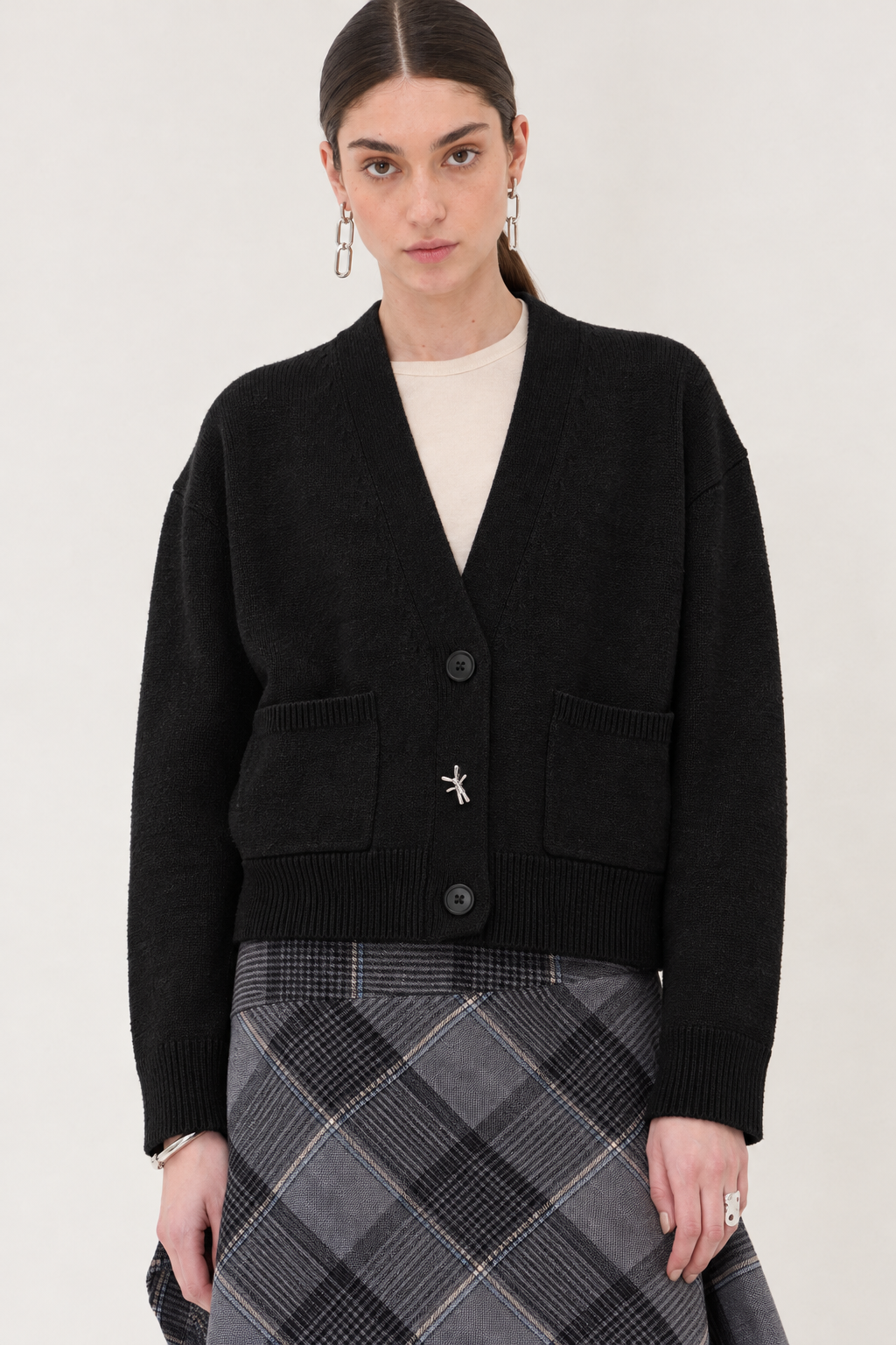 cropped cardigan