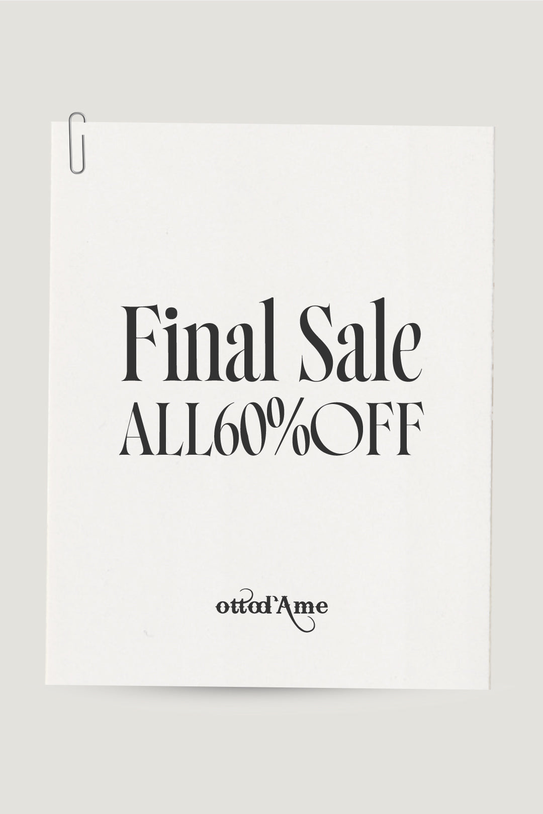 ottod'Ame（オットダム）｜日本公式オンラインストア